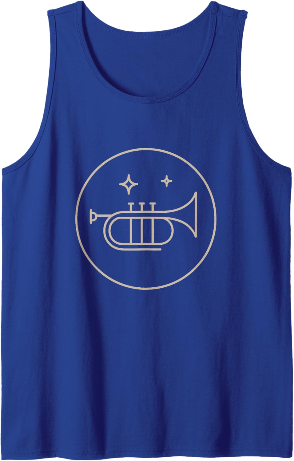 Monoline Trumpet Badge Tank Top