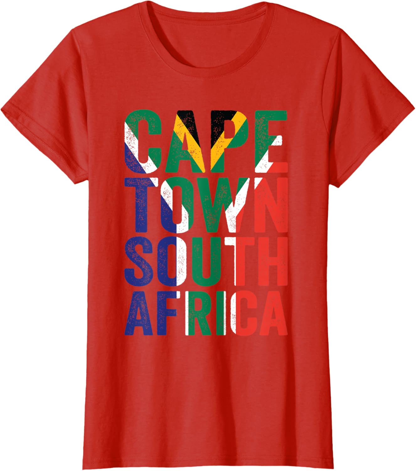 Cape Town South Africa Retro Flag Travel Vacation Souvenir