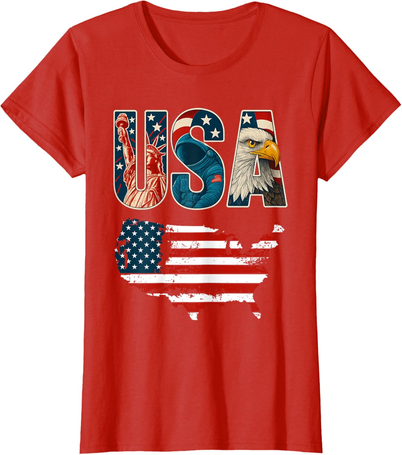 USA US Patriotic 4th of July America Flag Freedom Eagle
