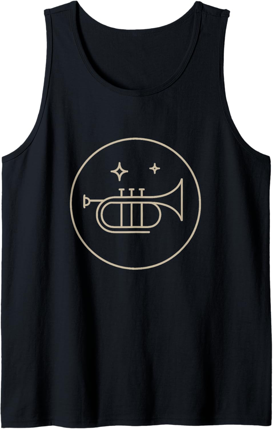 Monoline Trumpet Badge Tank Top