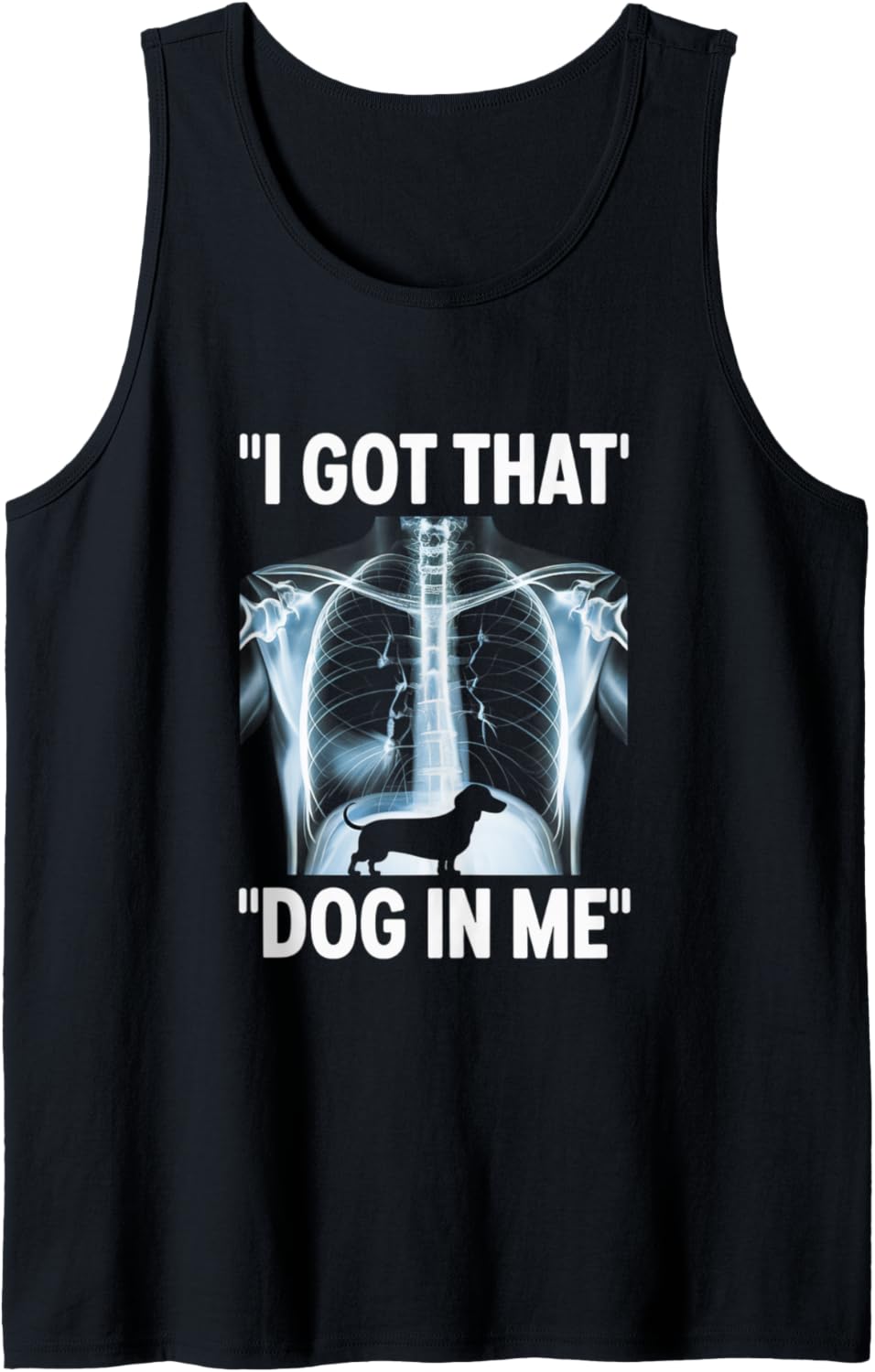 I Got That Dog in Me Hustle Attitude Graphic Tank Top
