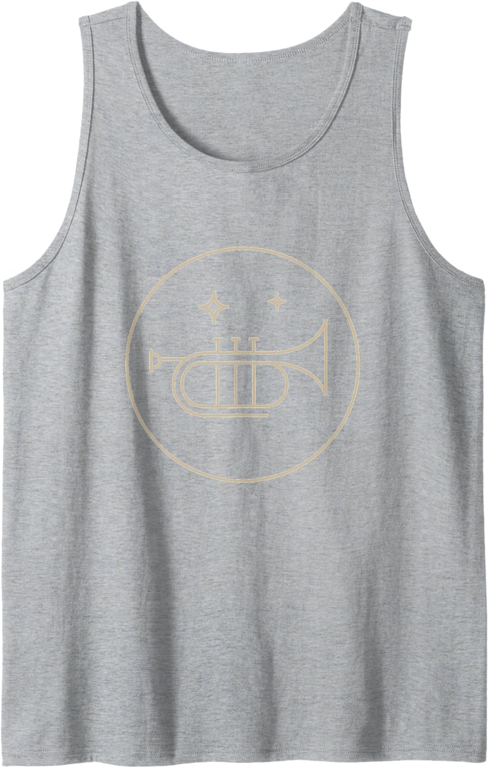 Monoline Trumpet Badge Tank Top