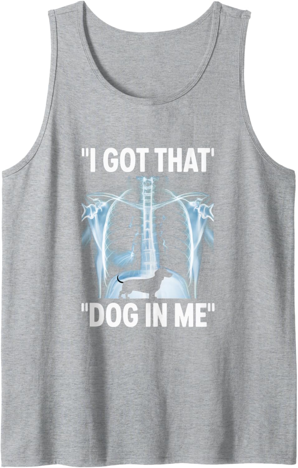 I Got That Dog in Me Hustle Attitude Graphic Tank Top