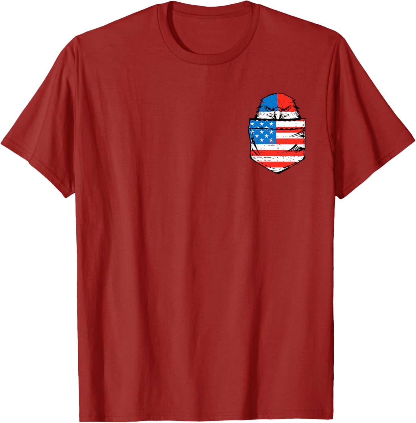 Eagle USA Flag Pocket American Funny 4th Of July Fourth