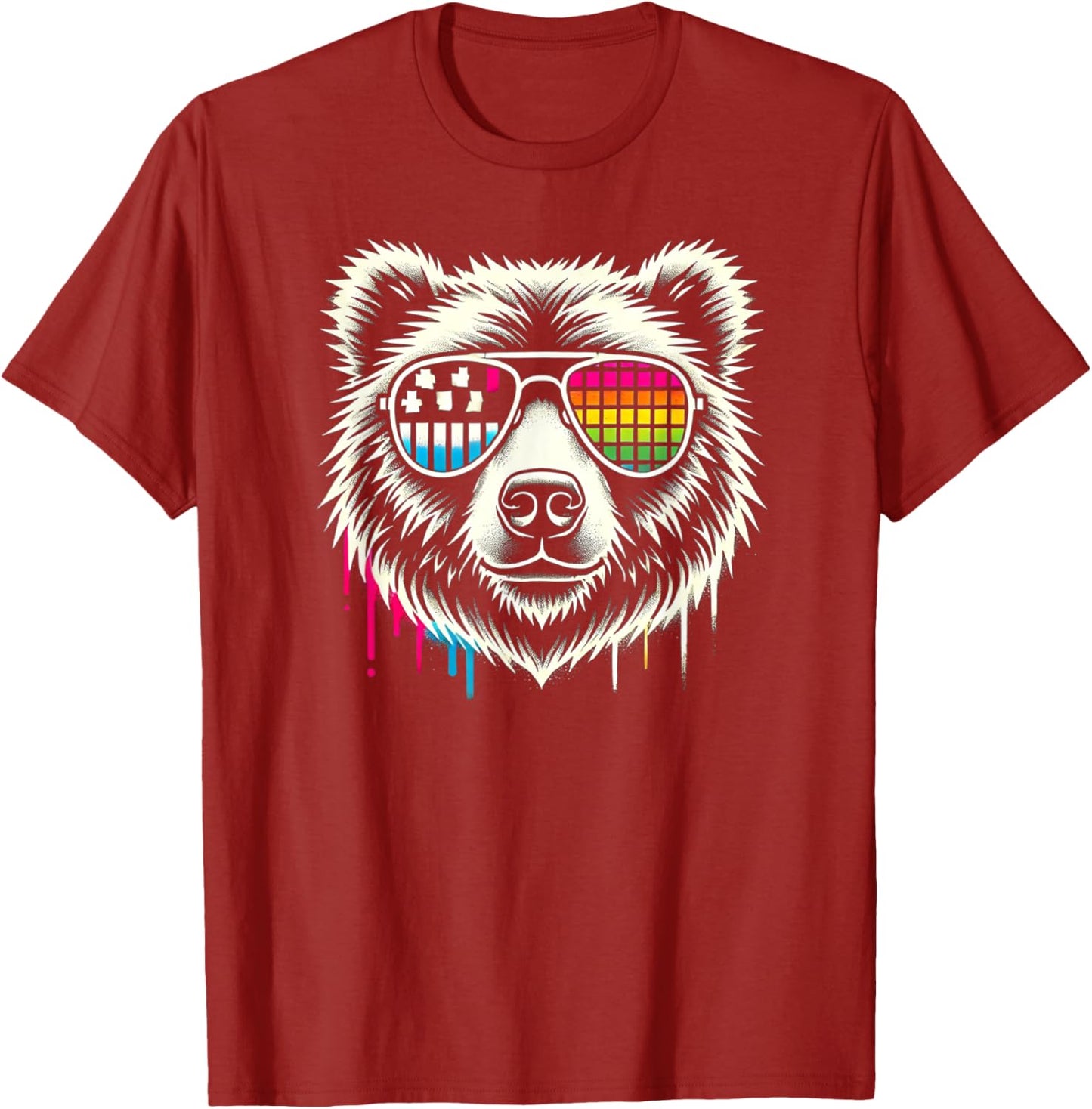 Retro Bear Sunglasses Cool Vintage Animal