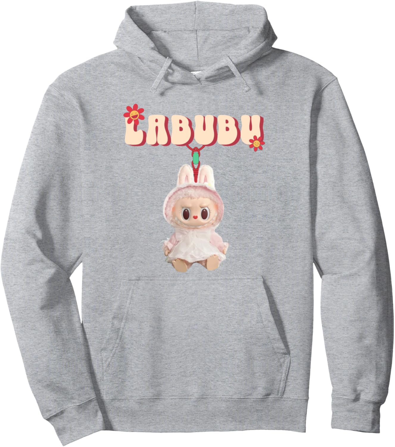 Funny Labubu Lover Cute Labubu The Monsters Women Pullover Hoodie
