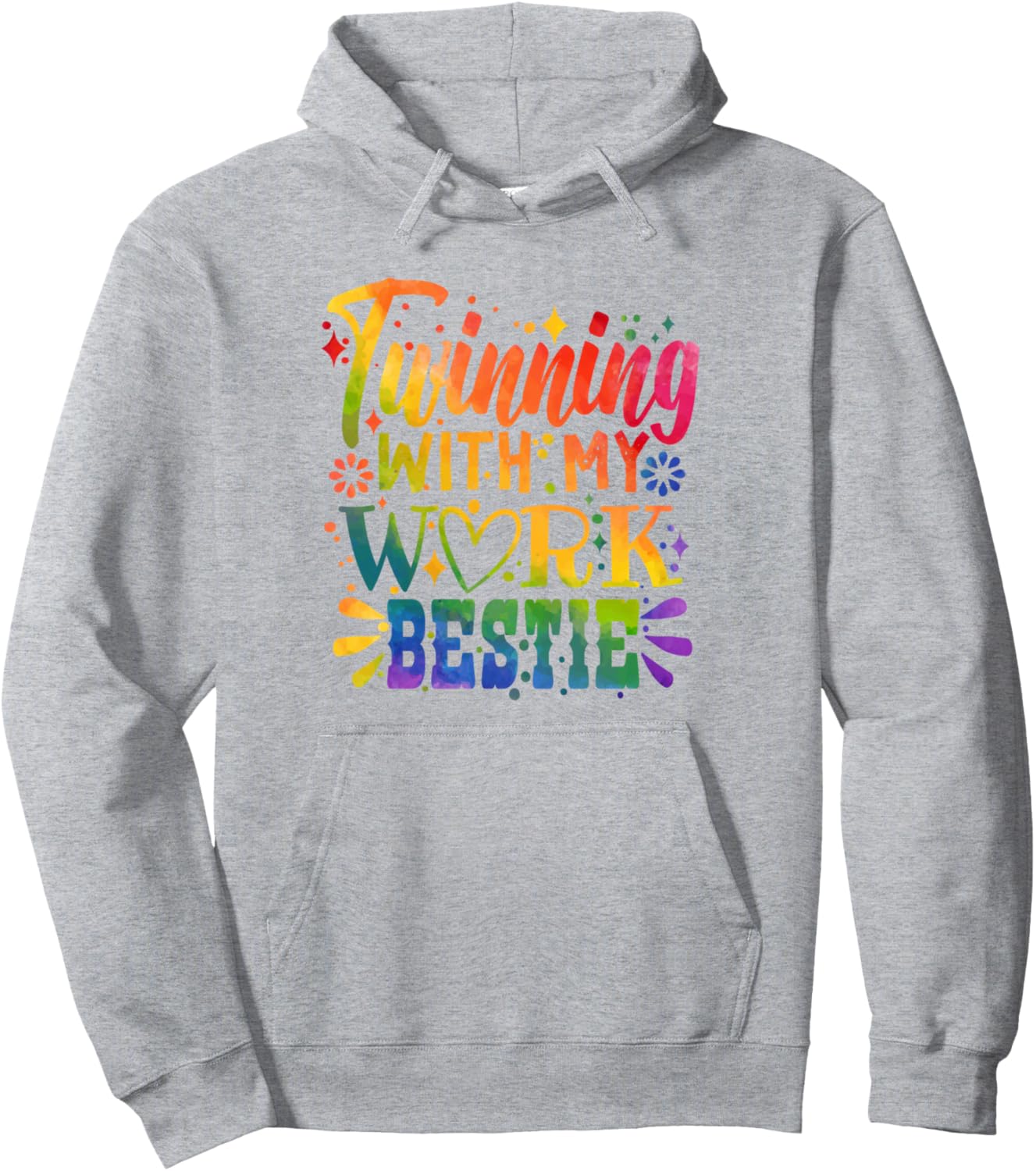 Twinning with My Bestie Spirit Week Twin Day BFF Matching Pullover Hoodie