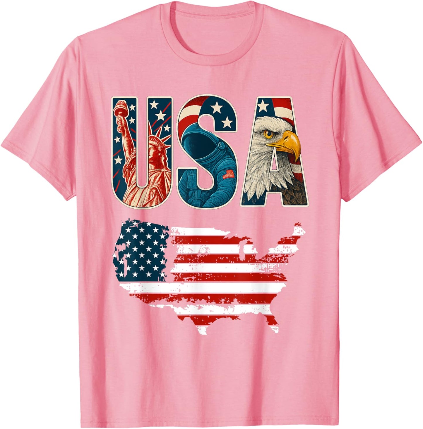 USA US Patriotic 4th of July America Flag Freedom Eagle