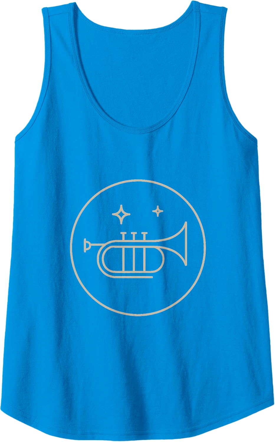 Monoline Trumpet Badge Tank Top