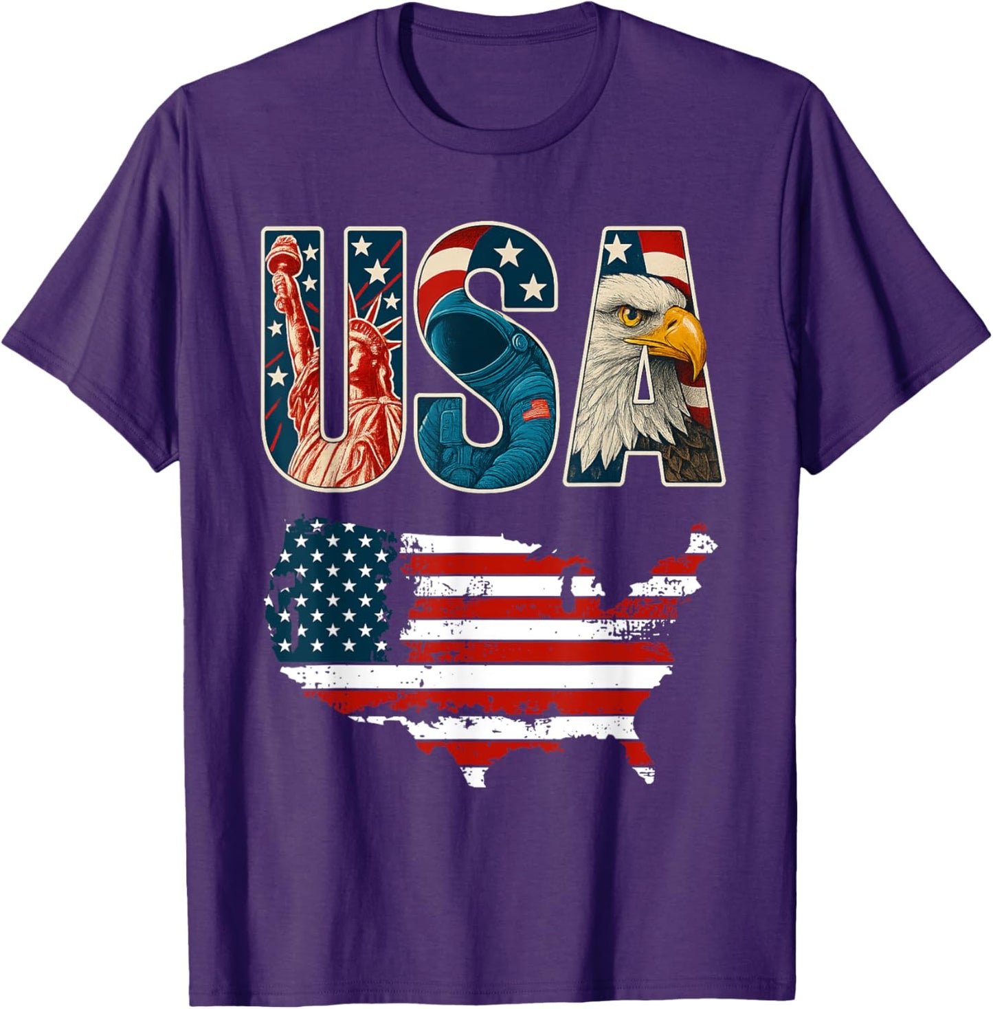 USA US Patriotic 4th of July America Flag Freedom Eagle
