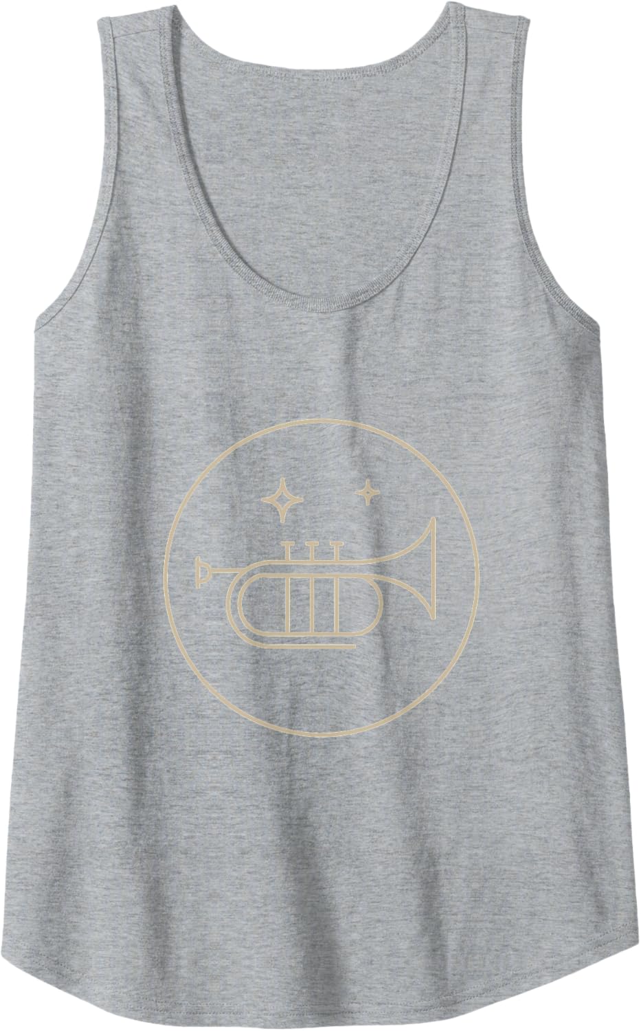 Monoline Trumpet Badge Tank Top