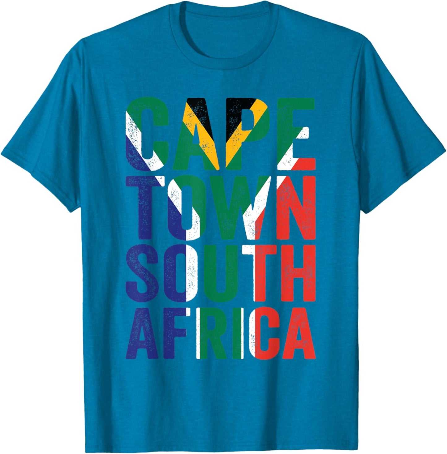 Cape Town South Africa Retro Flag Travel Vacation Souvenir