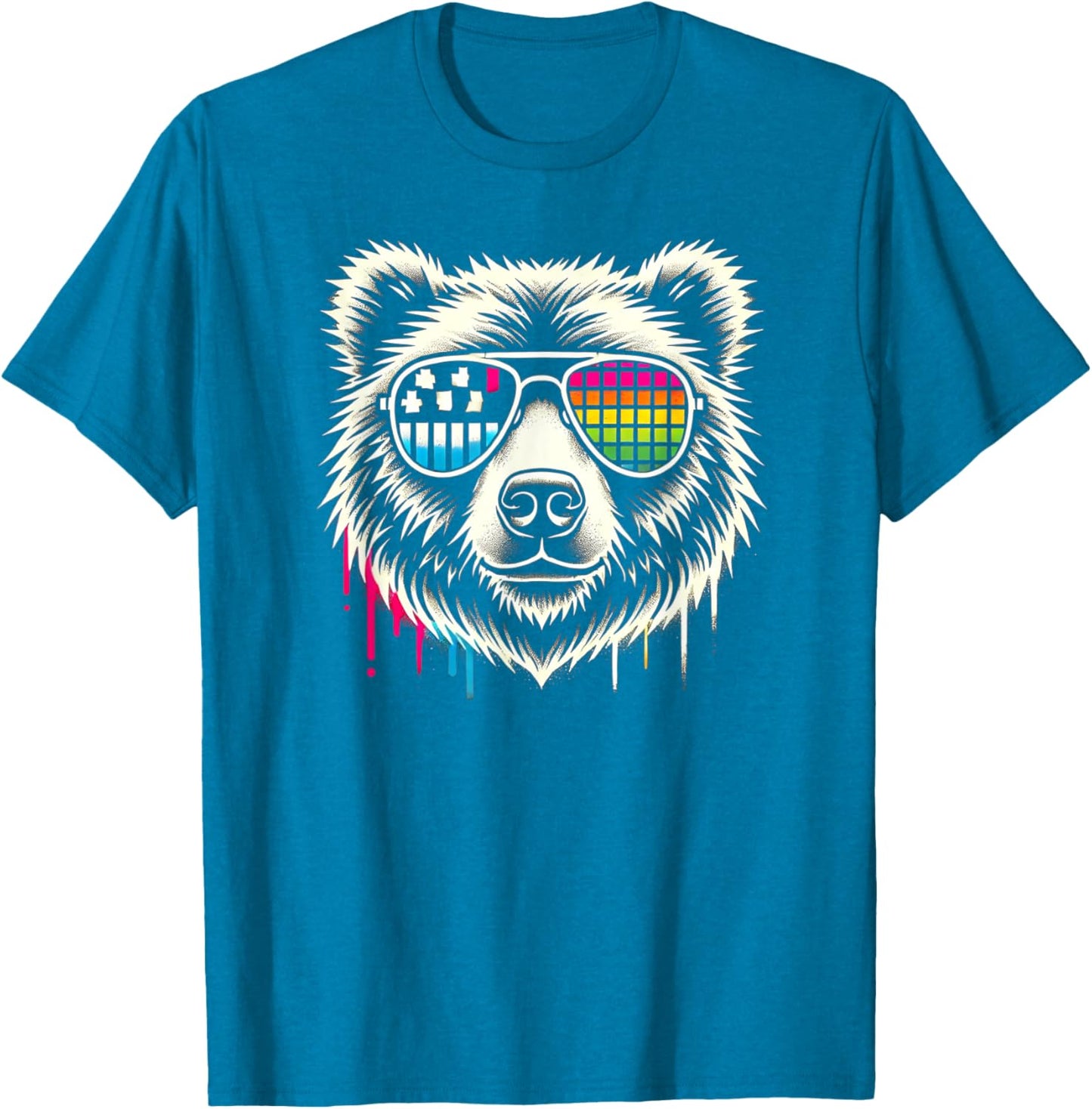Retro Bear Sunglasses Cool Vintage Animal