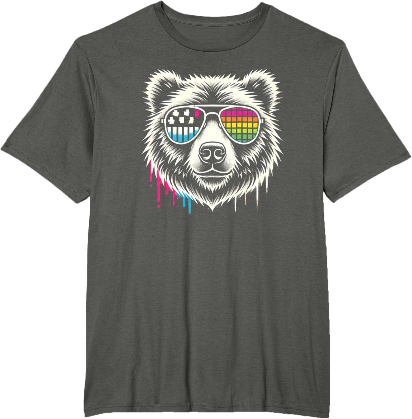 Retro Bear Sunglasses Cool Vintage Animal