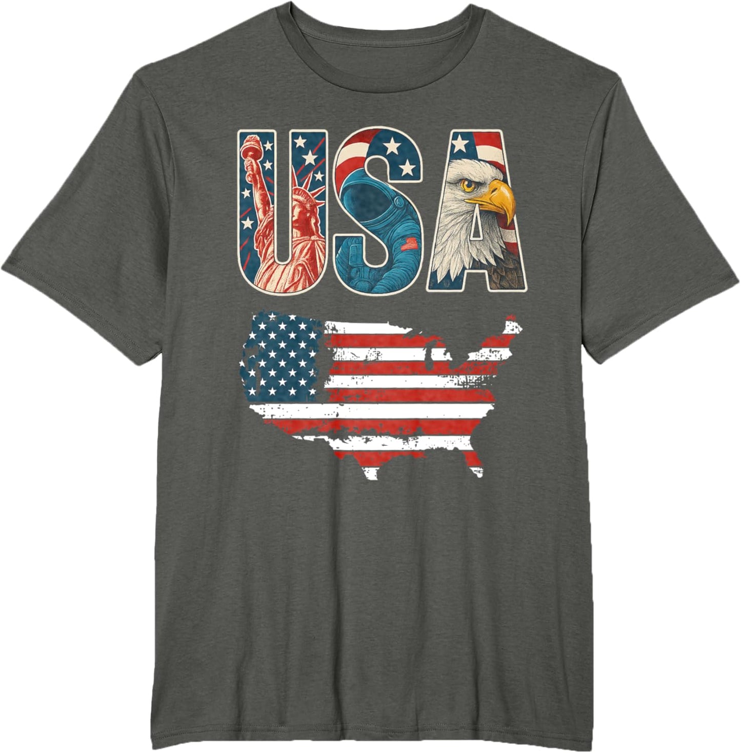 USA US Patriotic 4th of July America Flag Freedom Eagle