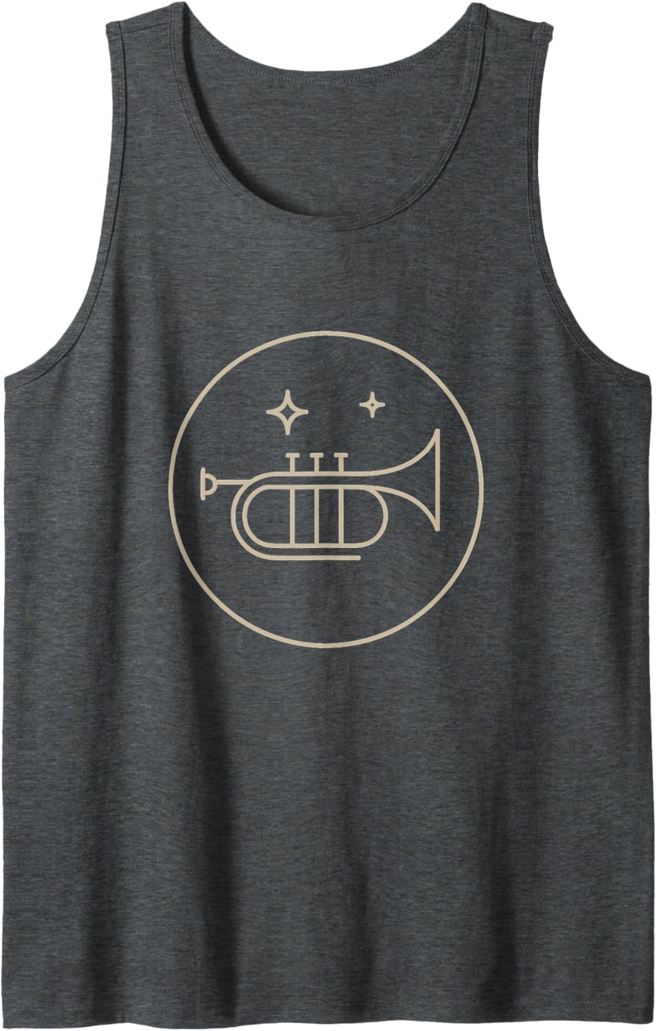 Monoline Trumpet Badge Tank Top