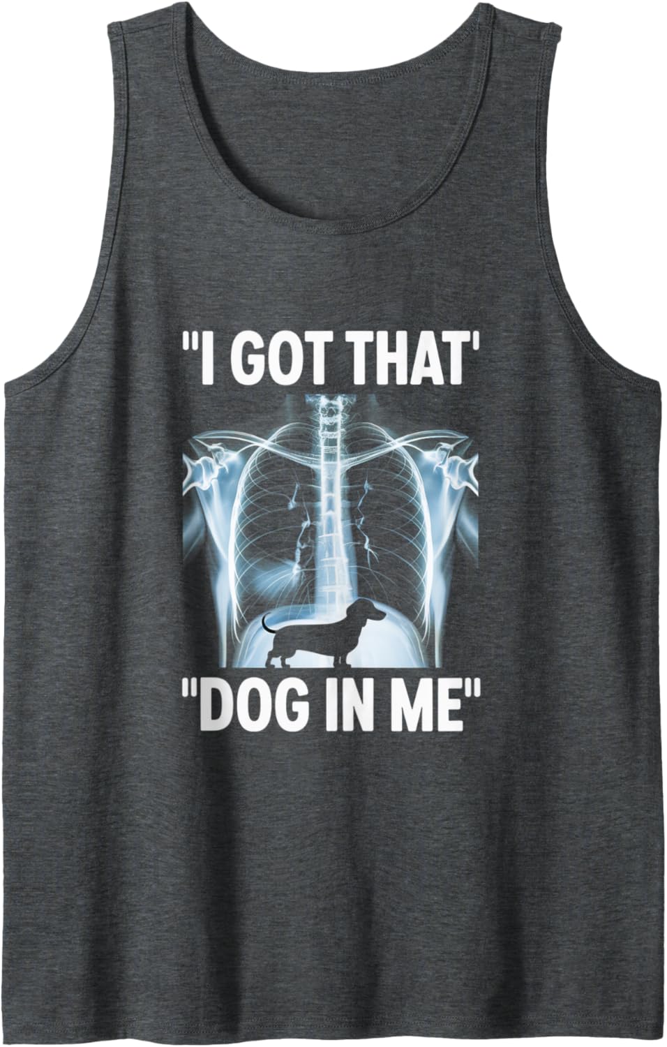 I Got That Dog in Me Hustle Attitude Graphic Tank Top