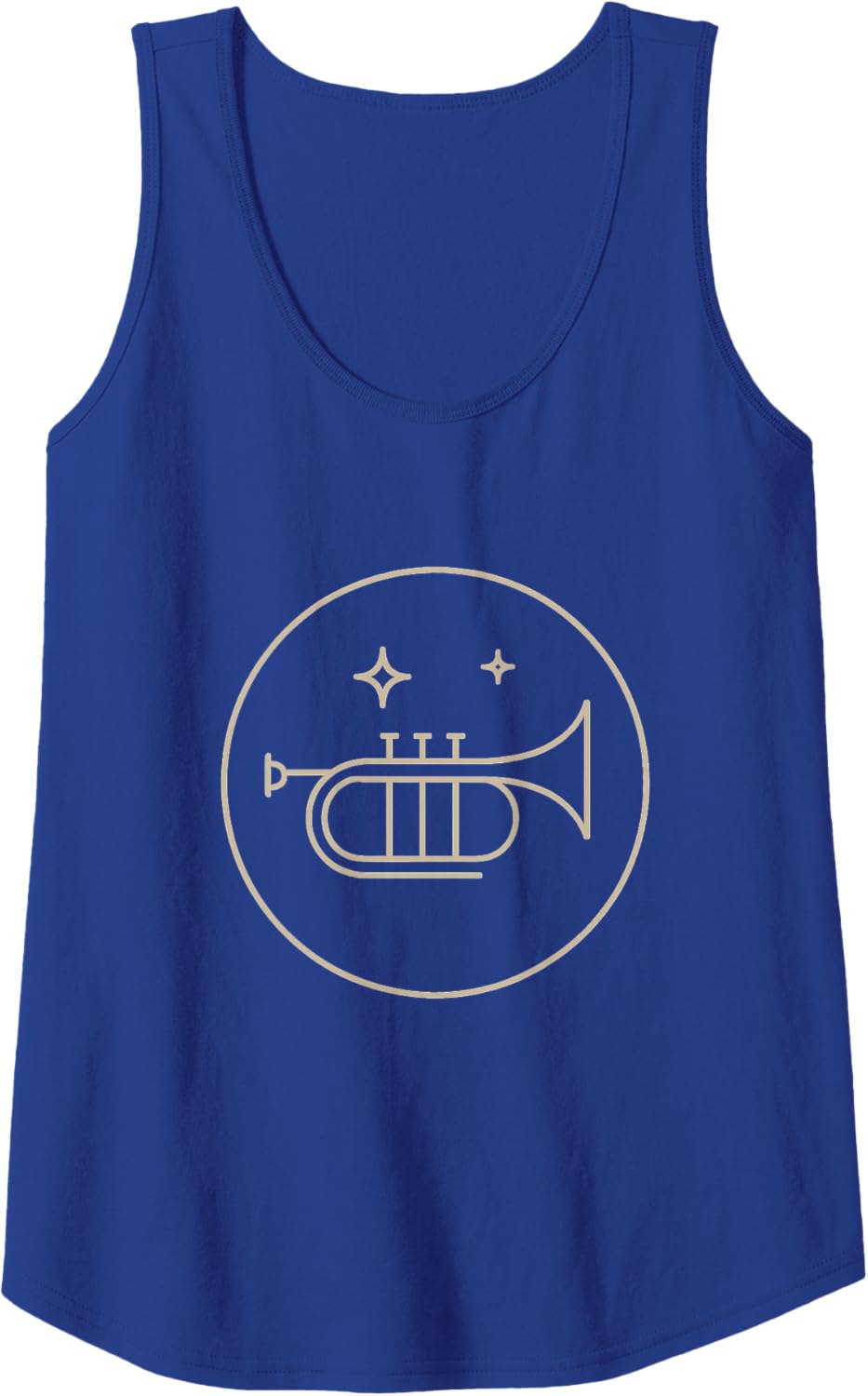 Monoline Trumpet Badge Tank Top