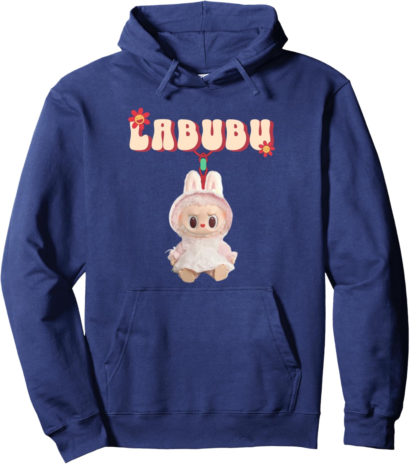 Funny Labubu Lover Cute Labubu The Monsters Women Pullover Hoodie