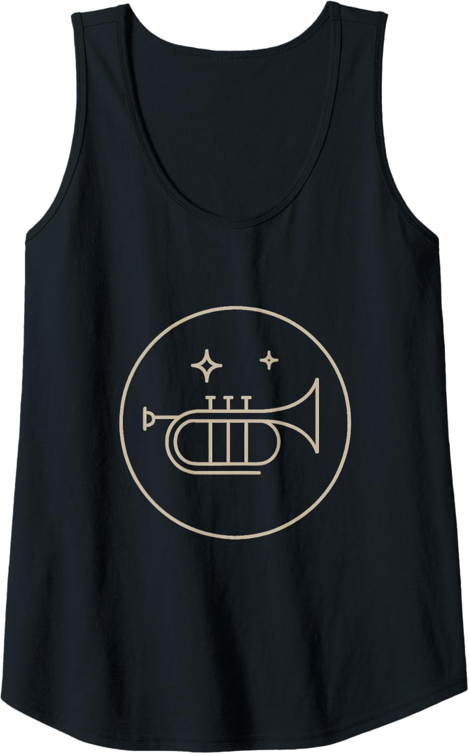 Monoline Trumpet Badge Tank Top