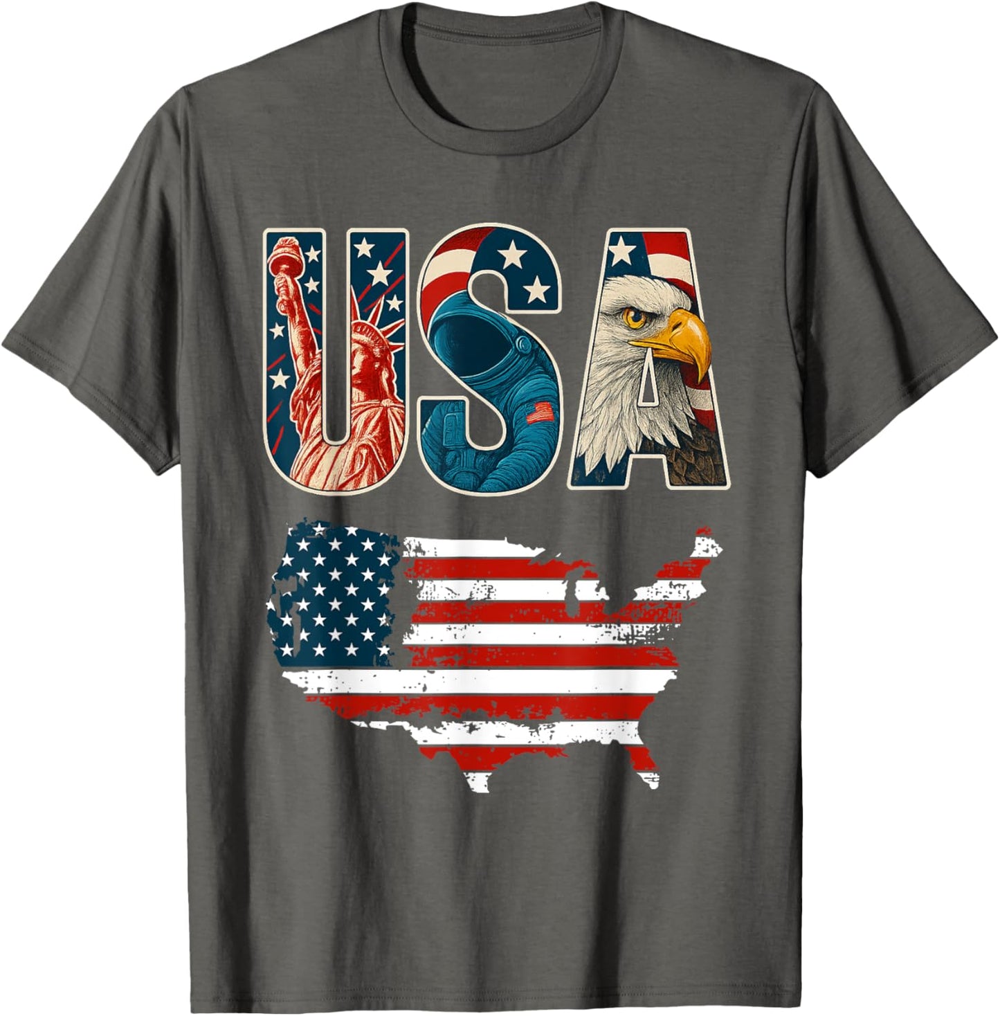 USA US Patriotic 4th of July America Flag Freedom Eagle