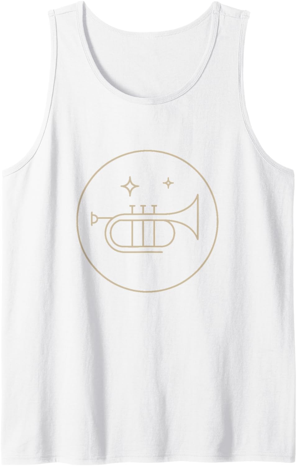 Monoline Trumpet Badge Tank Top