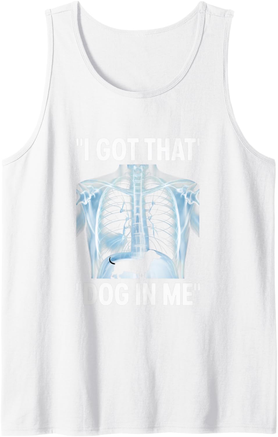 I Got That Dog in Me Hustle Attitude Graphic Tank Top