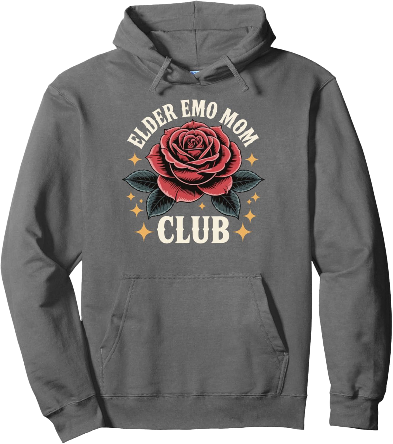 Elder Emo Mom Club Emo Lifestyle Emo Music Goth Subculture Pullover Hoodie