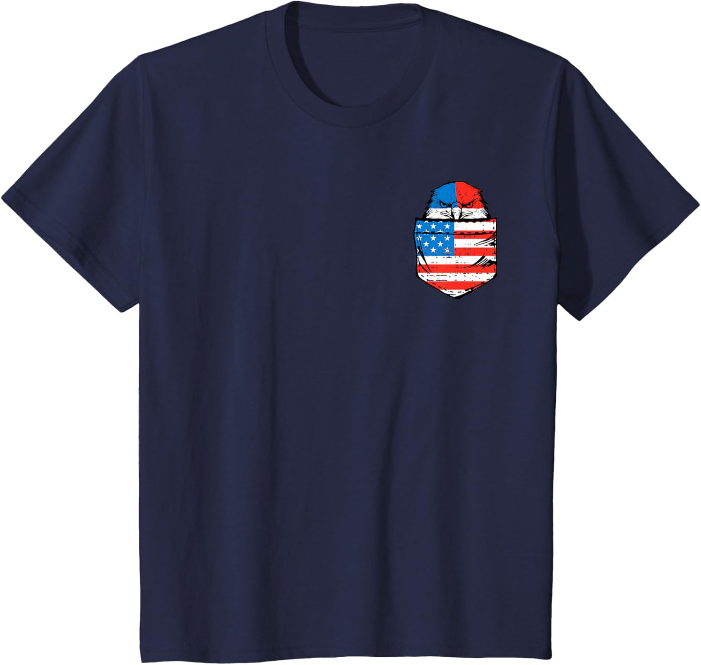 Eagle USA Flag Pocket American Funny 4th Of July Fourth