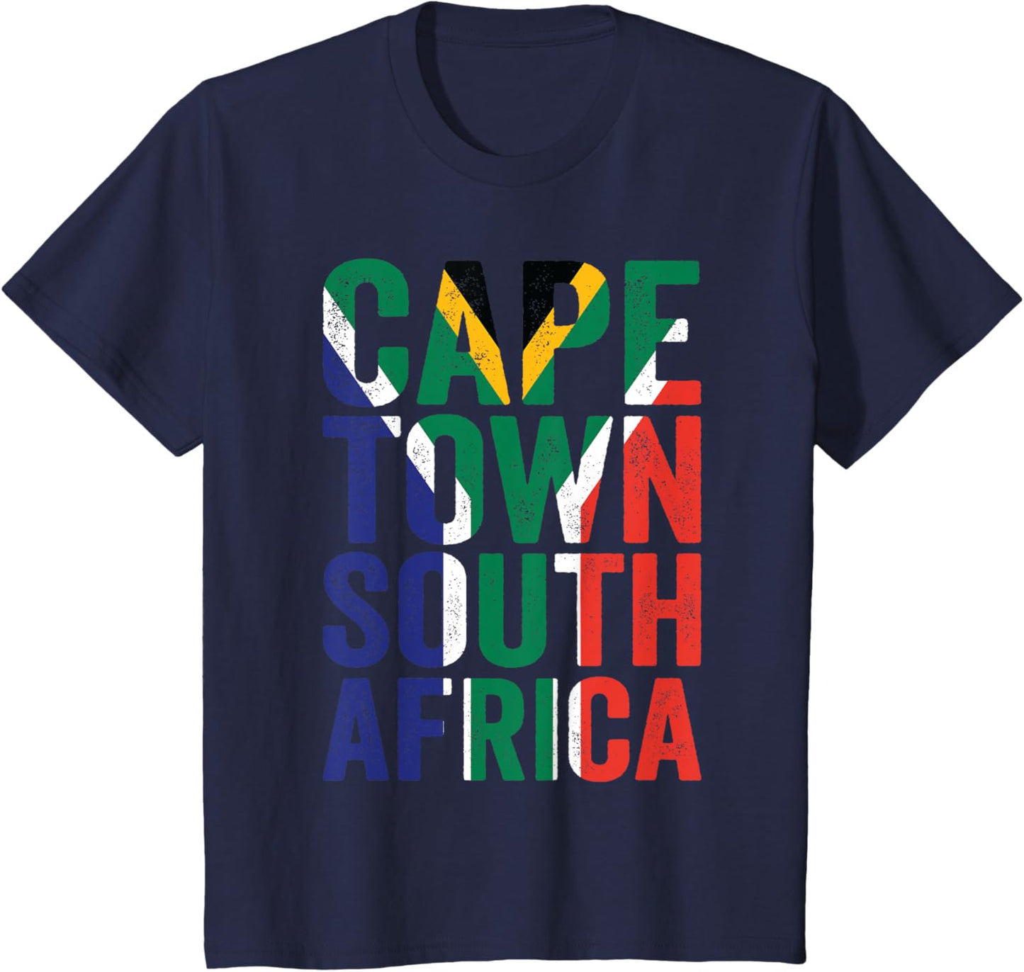Cape Town South Africa Retro Flag Travel Vacation Souvenir