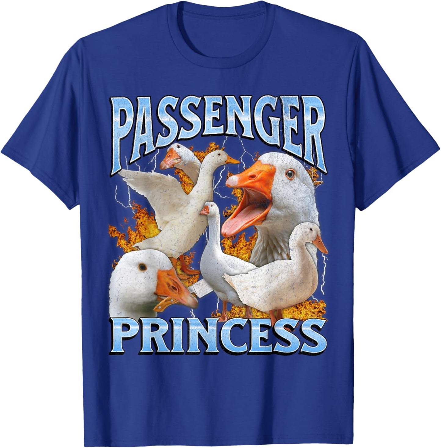 Passenger Princess Funny Goose Meme Bootleg Y2K Graphic