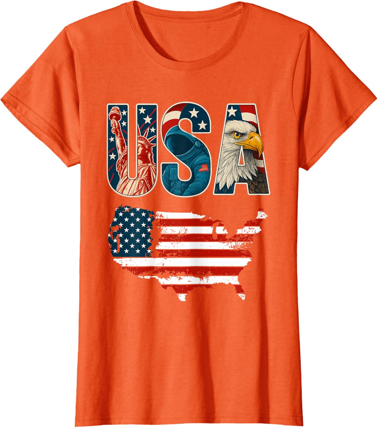USA US Patriotic 4th of July America Flag Freedom Eagle