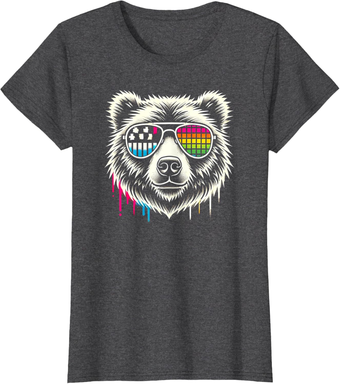 Retro Bear Sunglasses Cool Vintage Animal