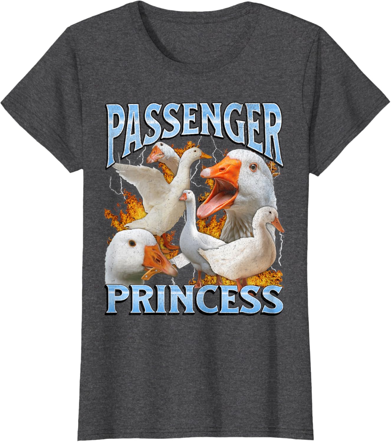Passenger Princess Funny Goose Meme Bootleg Y2K Graphic