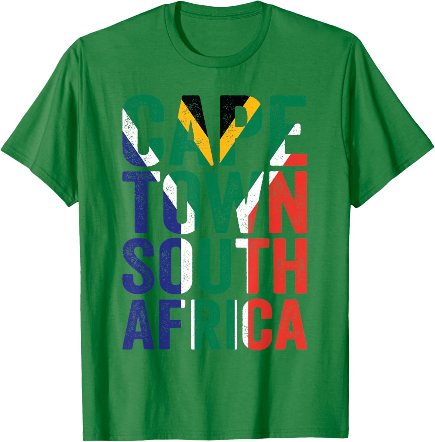 Cape Town South Africa Retro Flag Travel Vacation Souvenir
