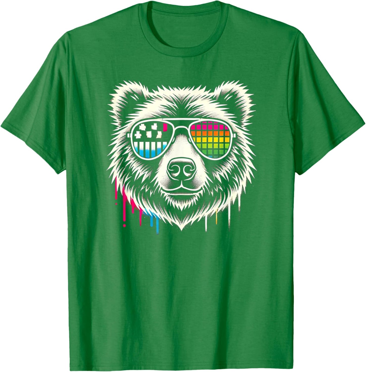 Retro Bear Sunglasses Cool Vintage Animal