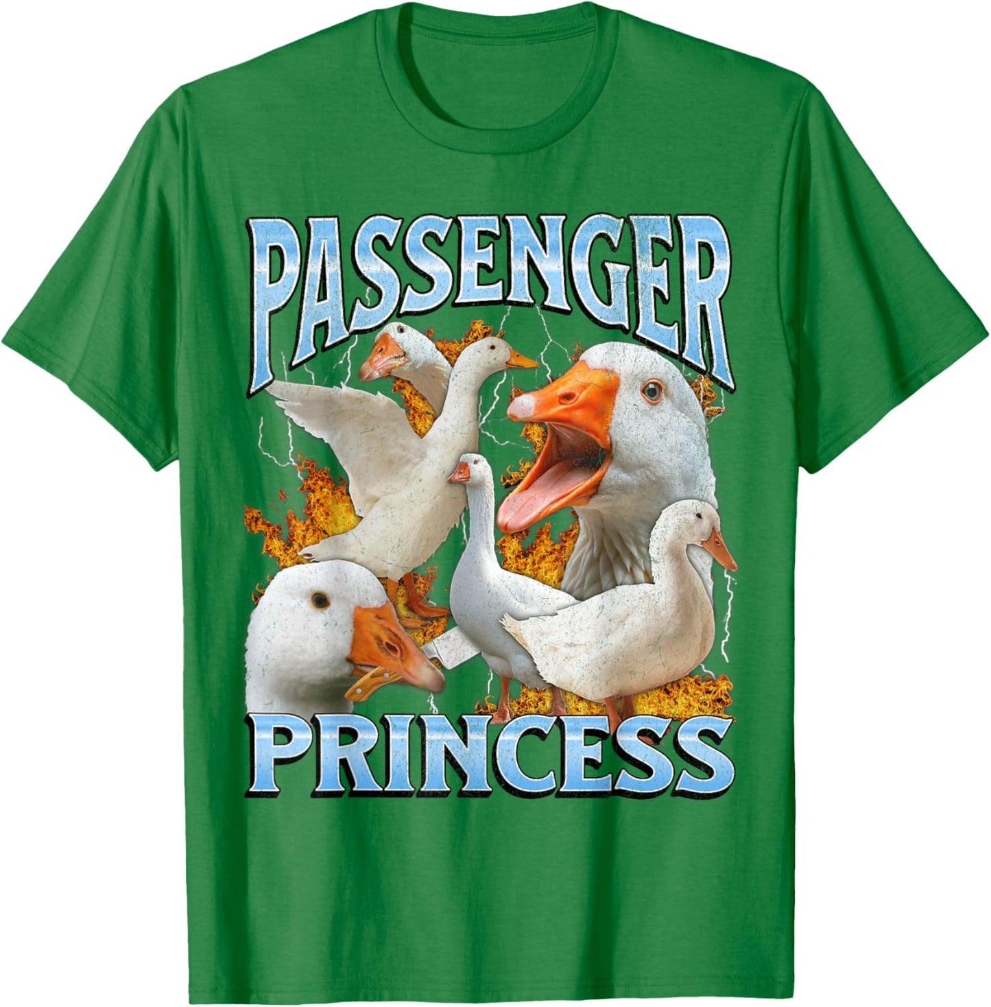 Passenger Princess Funny Goose Meme Bootleg Y2K Graphic