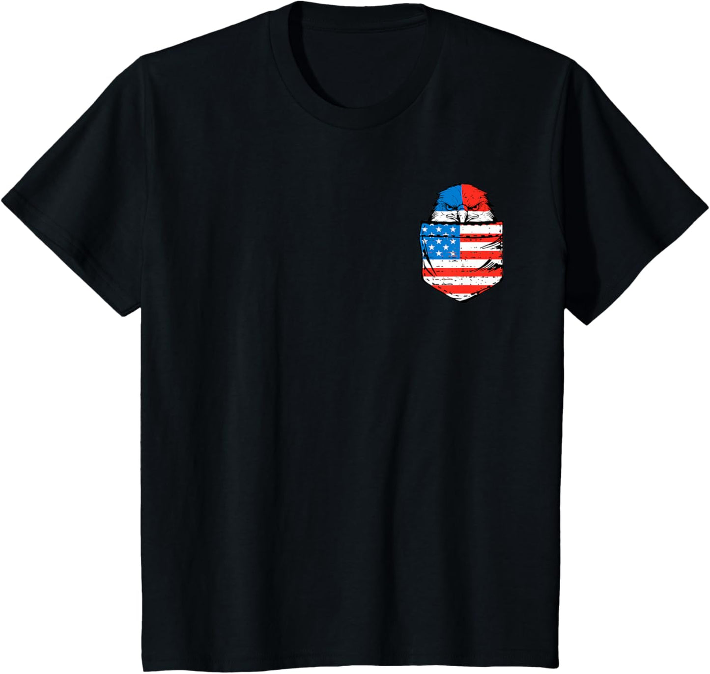 Eagle USA Flag Pocket American Funny 4th Of July Fourth