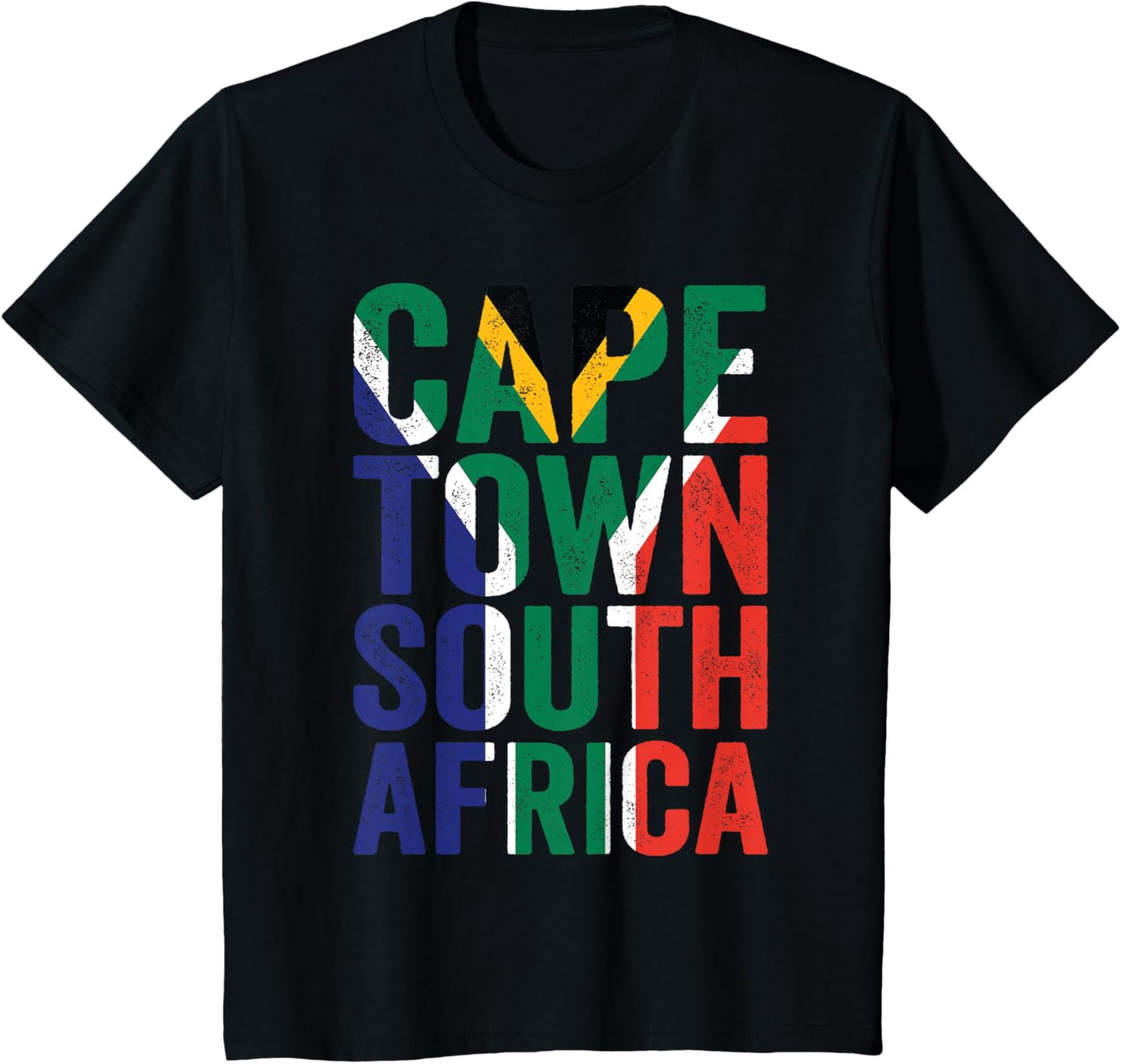 Cape Town South Africa Retro Flag Travel Vacation Souvenir