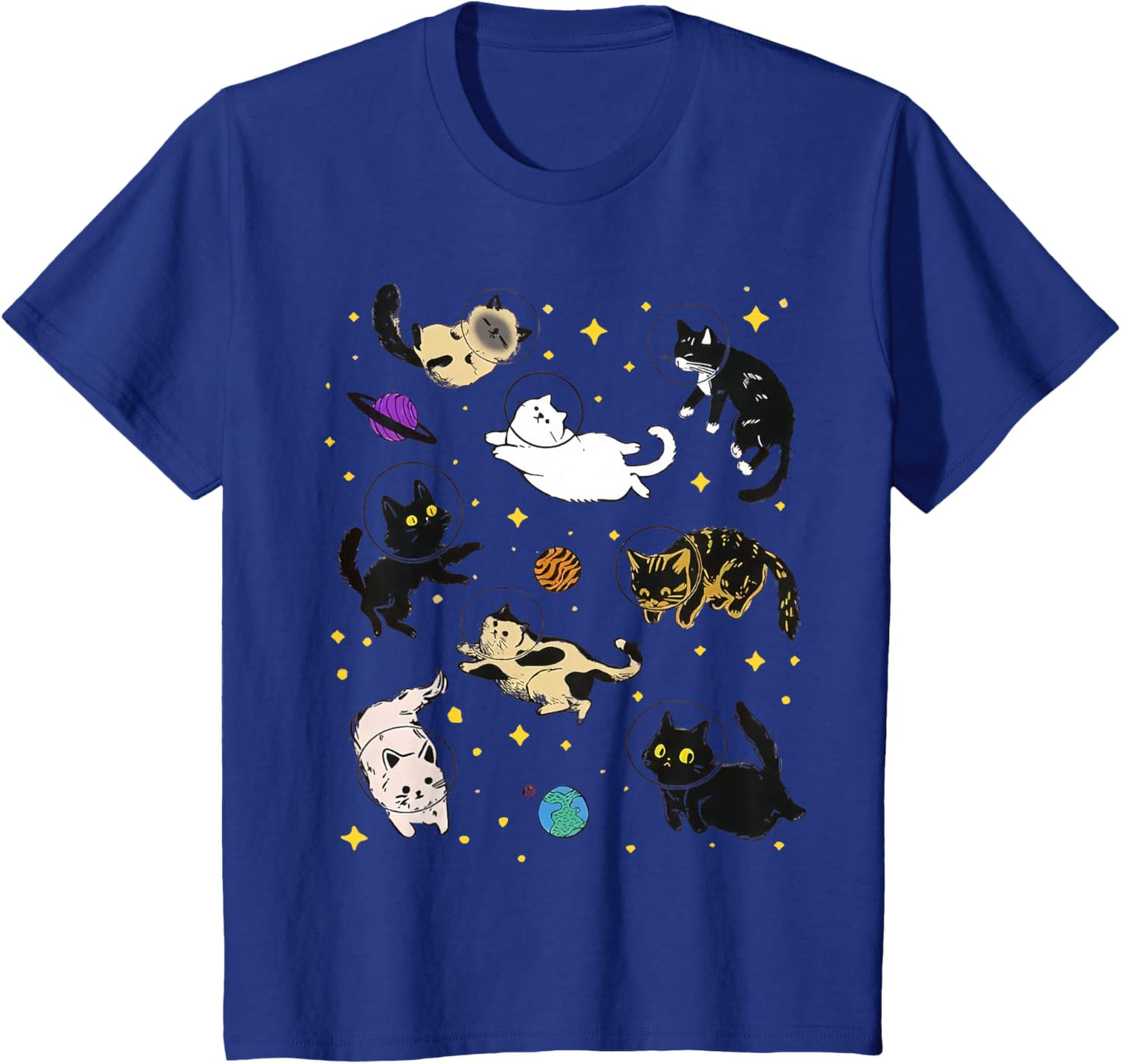 Funny Catsa Cat Astronauts Kitten Space Women Girls Kids Men