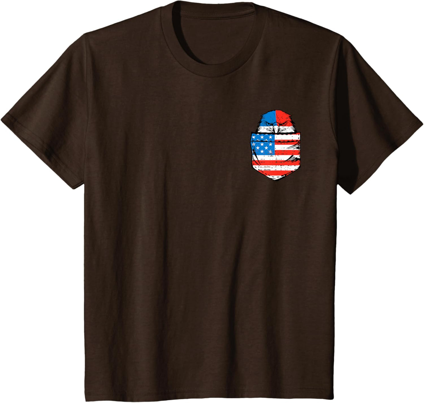 Eagle USA Flag Pocket American Funny 4th Of July Fourth