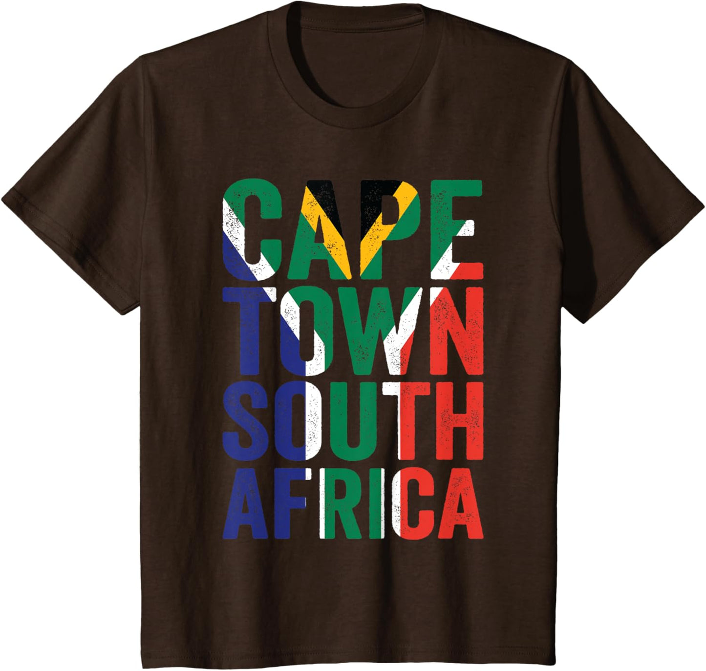 Cape Town South Africa Retro Flag Travel Vacation Souvenir