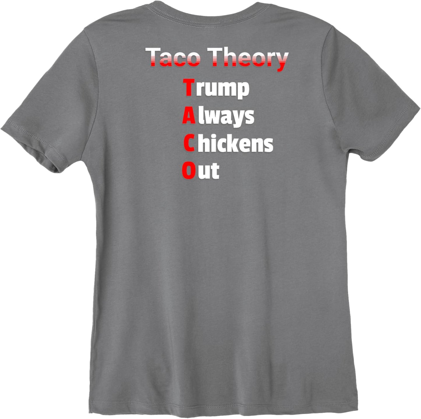 Fun Taco Theory Trumps Always Chicken Out Tacos Pun Premium