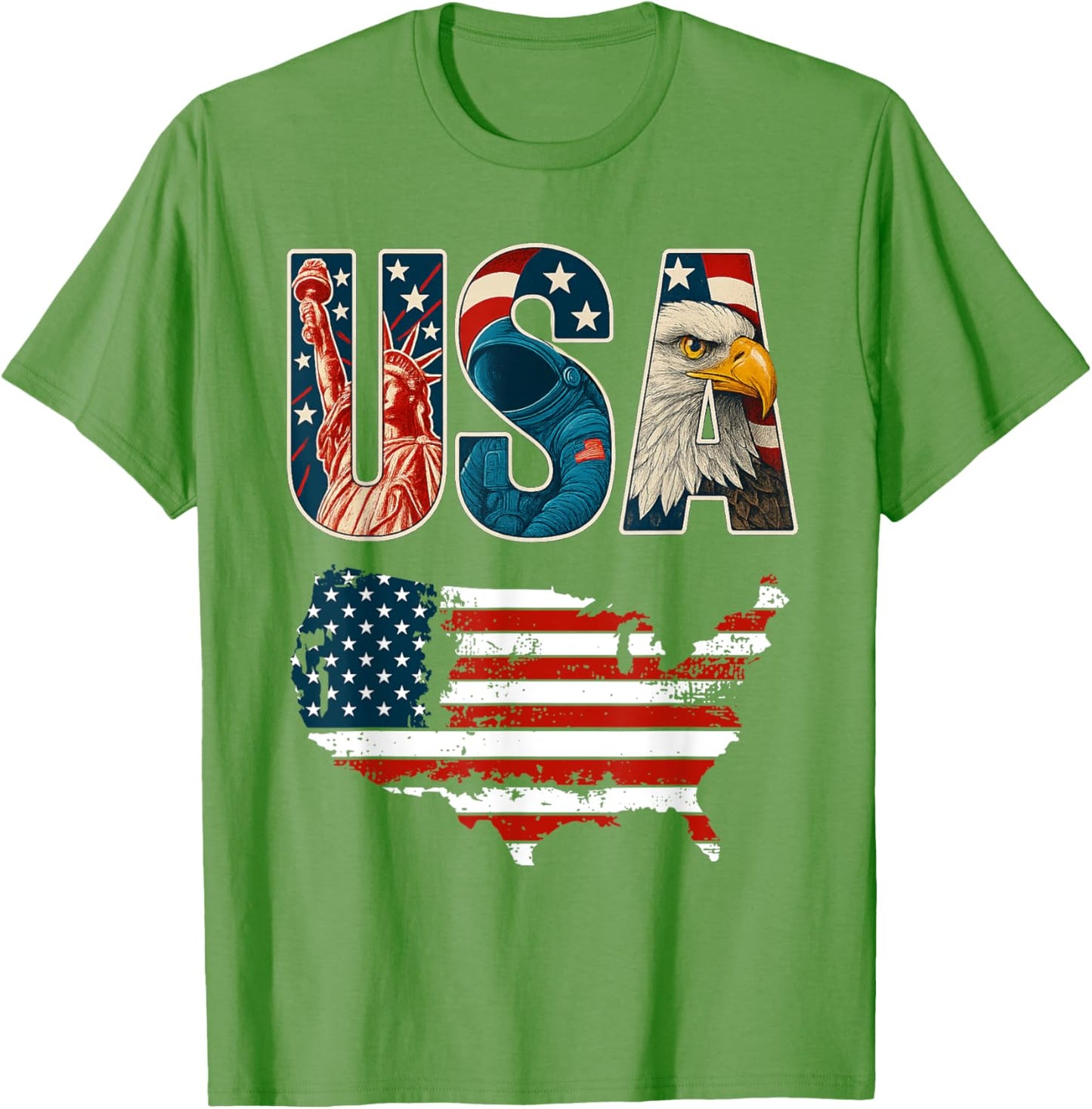 USA US Patriotic 4th of July America Flag Freedom Eagle