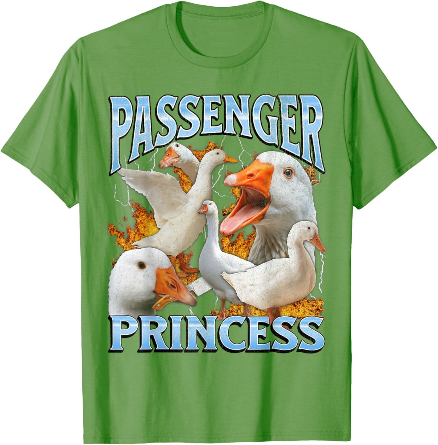 Passenger Princess Funny Goose Meme Bootleg Y2K Graphic