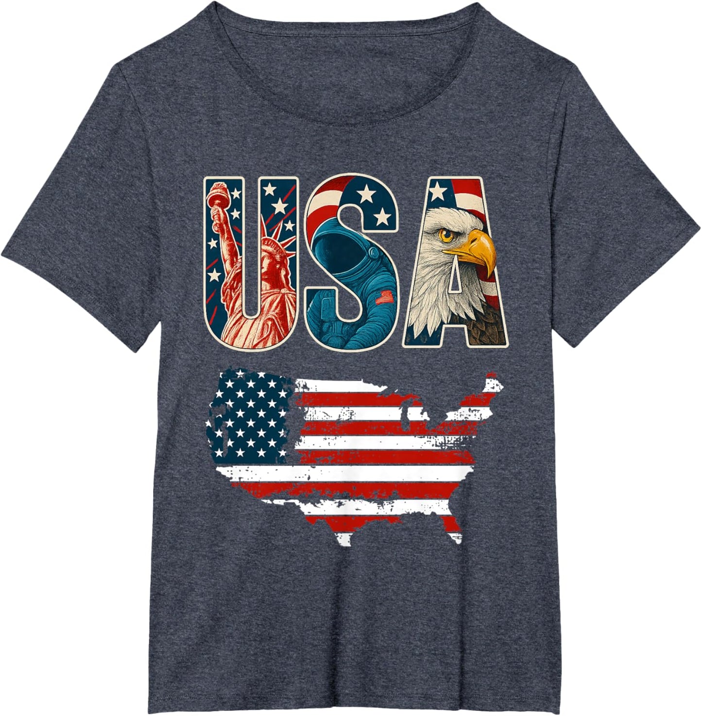 USA US Patriotic 4th of July America Flag Freedom Eagle