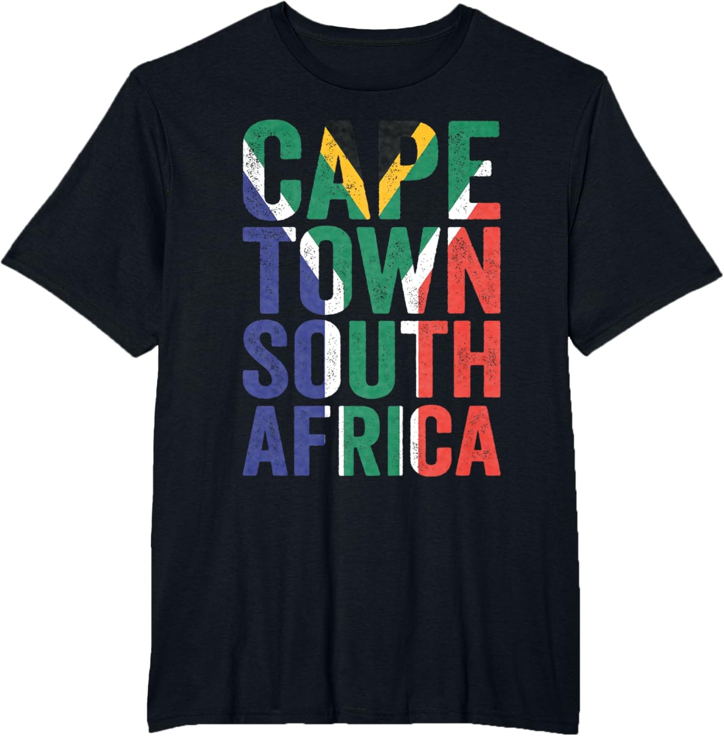 Cape Town South Africa Retro Flag Travel Vacation Souvenir