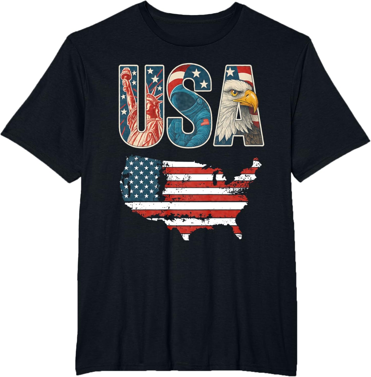 USA US Patriotic 4th of July America Flag Freedom Eagle