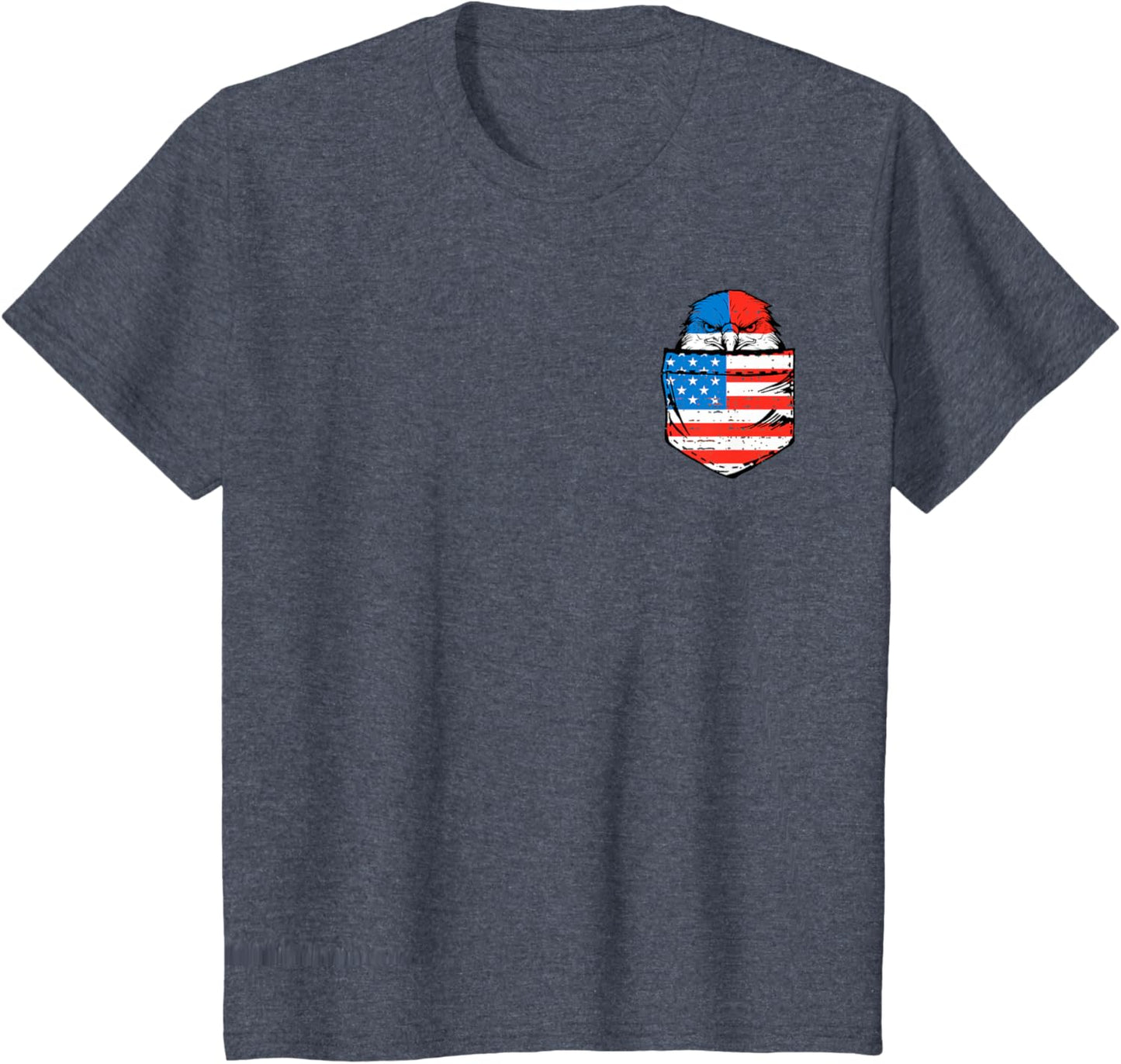 Eagle USA Flag Pocket American Funny 4th Of July Fourth