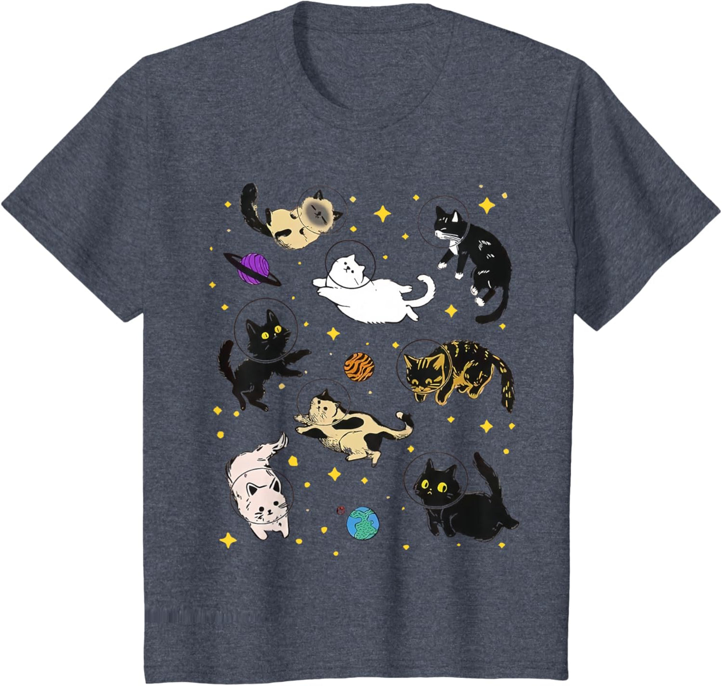 Funny Catsa Cat Astronauts Kitten Space Women Girls Kids Men